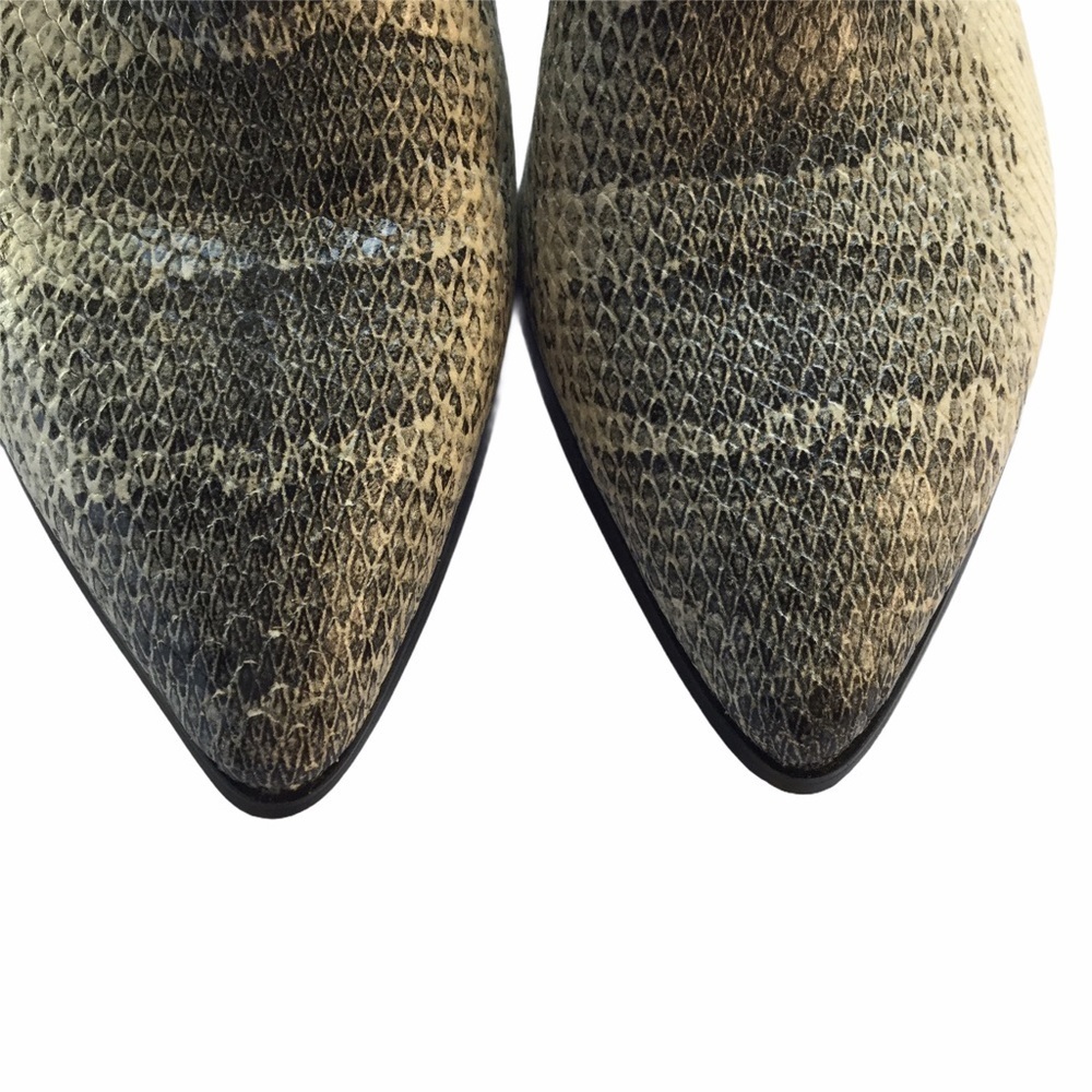 Franco Sarto Luca Ankle Booties Python Leather - image 6